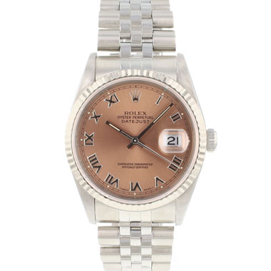Rolex - Datejust 36 Jubilee Fluted Pink Roman Dial