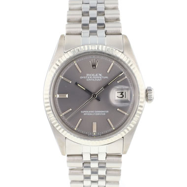 Rolex - Datejust 36 Jubilee Fluted Grey Sigma Ghost Dial