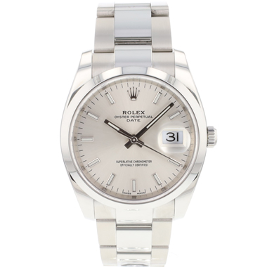 Rolex - Oyster Perpetual Date 34 Silver Dial