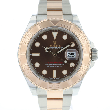 Rolex - Yachtmaster 40 Steel-Everose Gold Chocolate Dial NEW