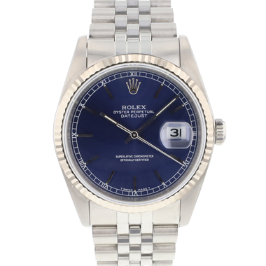 Rolex - P Datejust 36 Jubilee Fluted Blue Dial