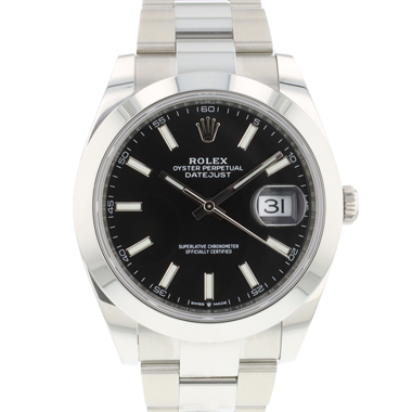 Rolex - Datejust 41 Oyster Black Dial 126300