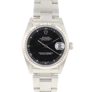 Rolex - Datejust 31MM Fluted Oyster Black Dial