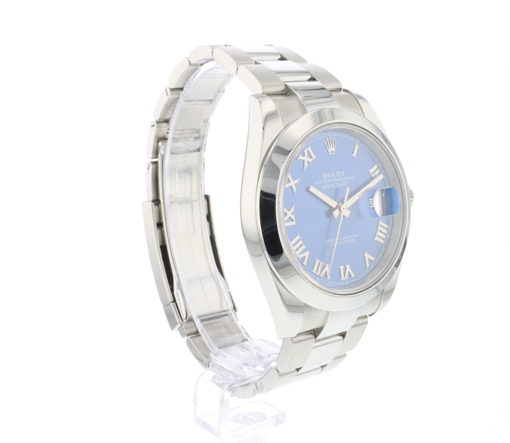 Datejust 41 Oyster Blue Roman NEW