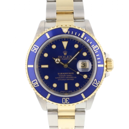 Submariner Date Steel Gold Blue Dial