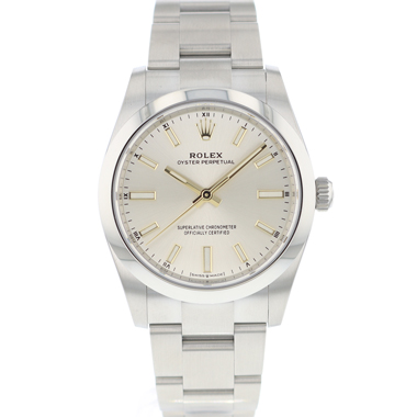 Rolex - Oyster Perpetual 34 Silver Dial