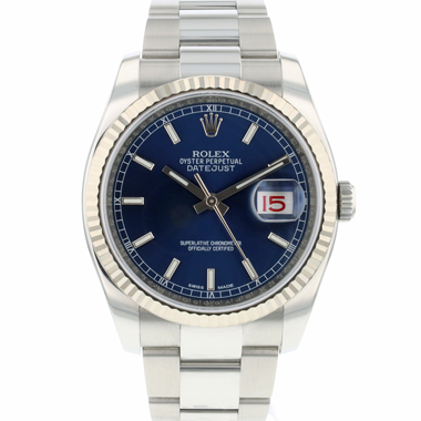 Rolex - Datejust 36MM Fluted Oyster Blue Dial