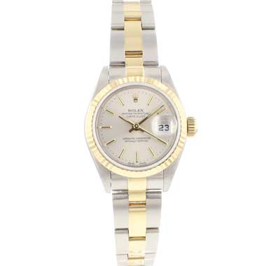 Rolex - Datejust 26 Oyster Fluted Steel Gold Silver Dial