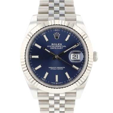 Rolex - Datejust 41 Jubilee Fluted Blue Dial