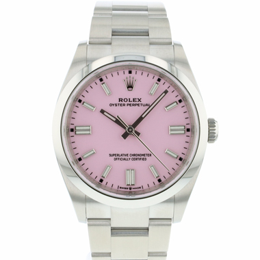 Rolex - Oyster Perpetual 36 Candy Pink Dial NEW 2024