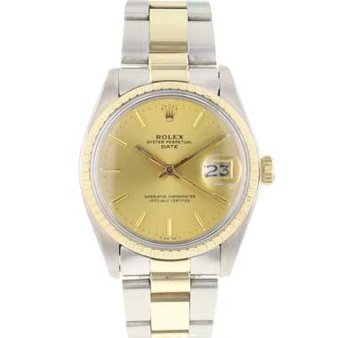 Rolex - Oyster Perpetual Date Steel Yellow Gold