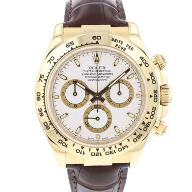 Rolex - Daytona Yellow Gold White Dial