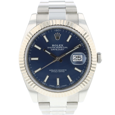 Rolex - Datejust 41 Fluted Blue Dial