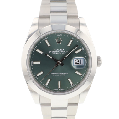 Rolex - Datejust 41 Mint Green Dial NEW 2024