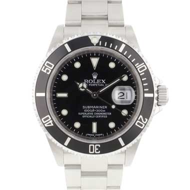 Rolex - Submariner Date Black 16610 Rehaut