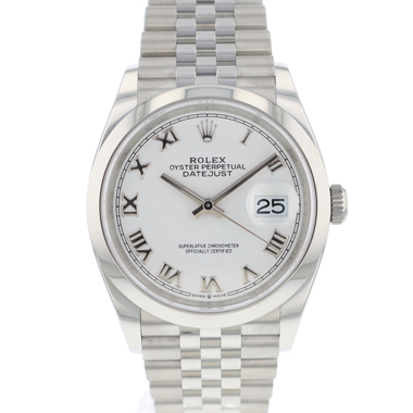 Rolex - Datejust 36 Jubilee White Roman Dial