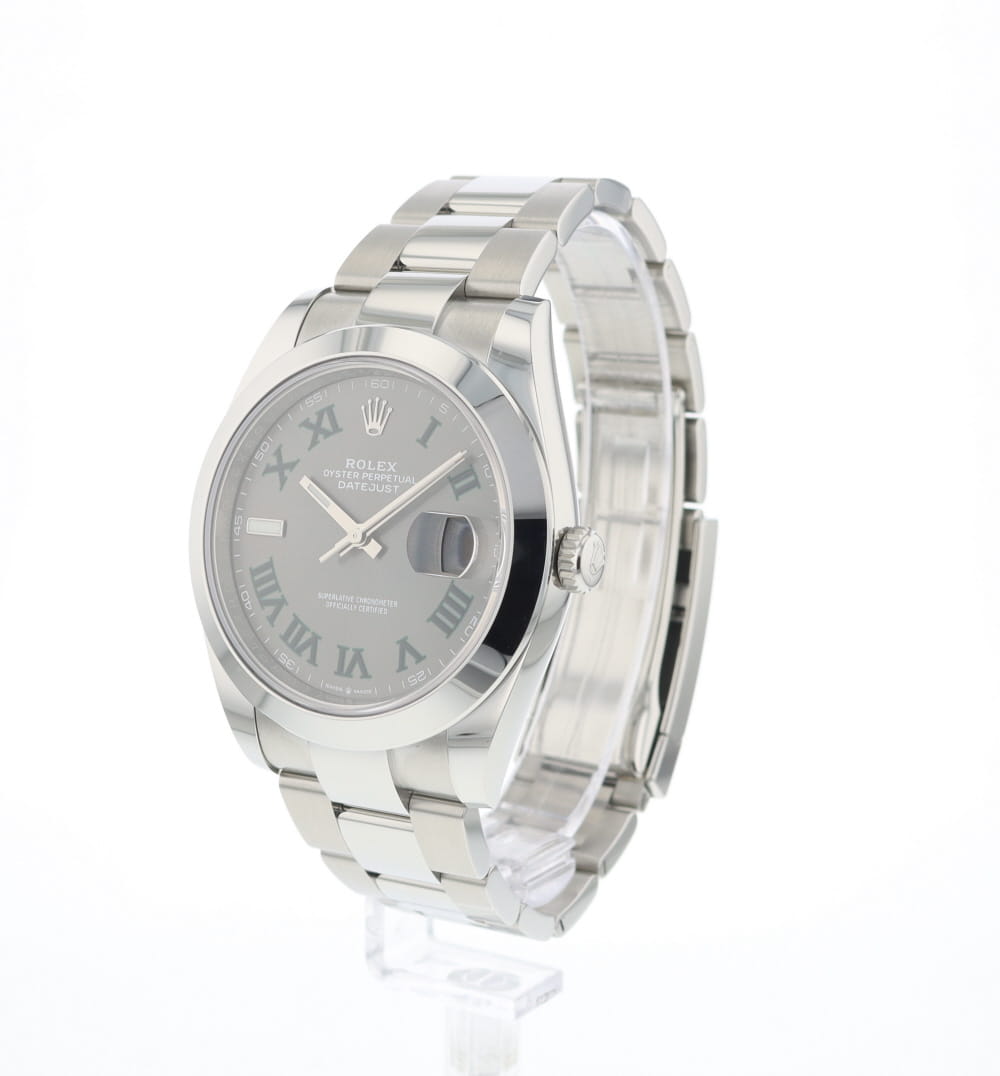 Datejust 41 Oyster Dark Rhodium Wimbledon NEW
