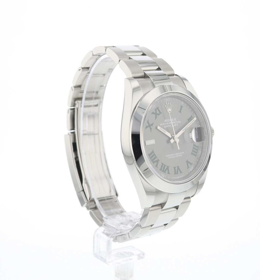 Datejust 41 Oyster Dark Rhodium Wimbledon NEW