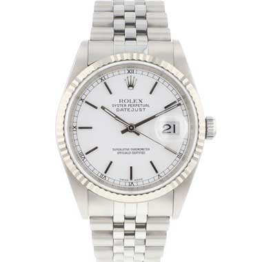 Rolex - Datejust 36 Jubilee Fluted White Dial