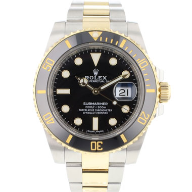 Rolex - Submariner Date Steel Gold Black Dial