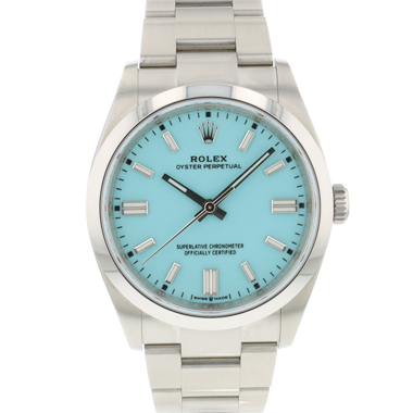 Rolex - Oyster Perpetual 36 Tiffany Turquoise Dial New 2024