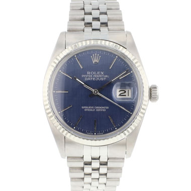 Rolex - Datejust 36 Jubilee Fluted Blue Linen Dial