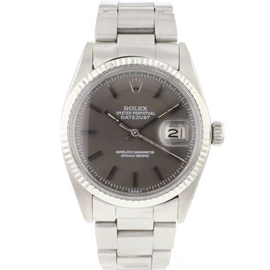 Rolex - Datejust 36 Oyster Fluted Grey Dial