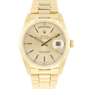 Rolex - Day-Date 36 Yellow Gold Dial