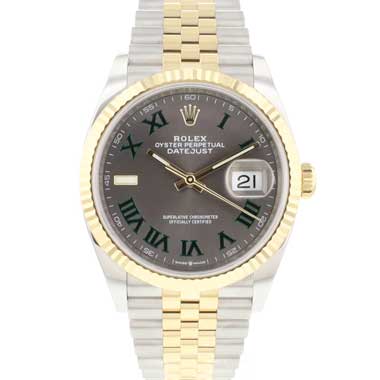 Rolex - Datejust 36 Steel / Gold Jubilee Fluted Wimbledon