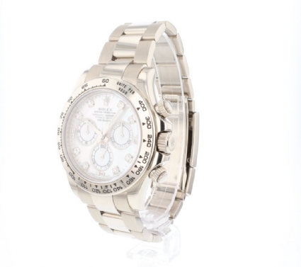 Daytona White Gold Factory MoP Diamond Dial