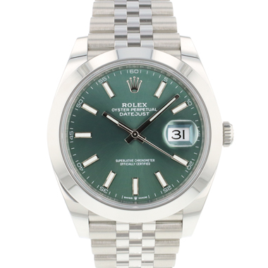 Rolex - Datejust 41 Jubilee Mint Green NEW 2024