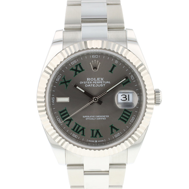 Rolex - Datejust 41 Fluted Oyster Wimbledon Dial