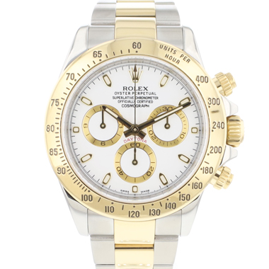 Rolex - Daytona Steel Gold White Dial