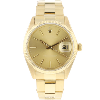 Rolex - Date 34MM Champagne Dial