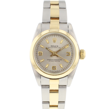 Rolex - Oyster Perpetual Lady 26MM Steel/Gold Grey Dial