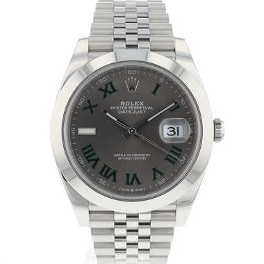 Rolex - Datejust 41 Jubilee Dark Rhodium Wimbledon NEW 2024