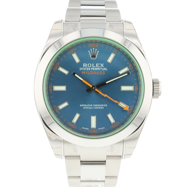 Rolex - Milgauss Blue Dial 116400GV NEW In Stickers