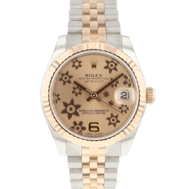 Rolex - Datejust Midsize 31 Flower Dial Steel/Everose Gold