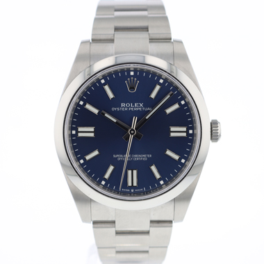 Rolex - Oyster Perpetual 41 Blue Dial 124300 New