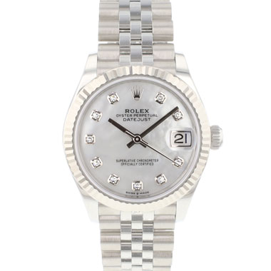 Rolex - Datejust 31 Jubilee Fluted Diamond MoP Dial NEW