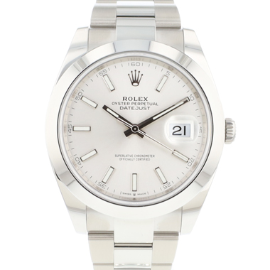 Rolex - Datejust 41 Steel Silver Dial NEW