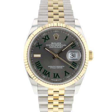 Rolex - Datejust 36 Steel / Gold Jubilee Fluted Wimbledon