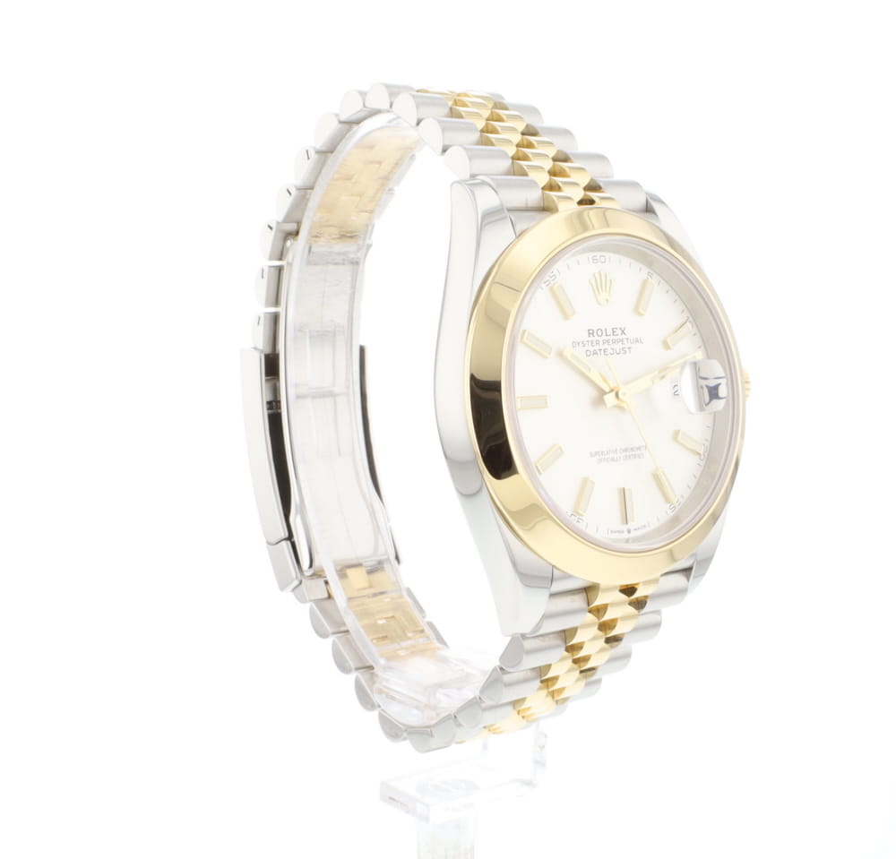 Datejust 41 Gold Steel Jubilee SIlver Dial
