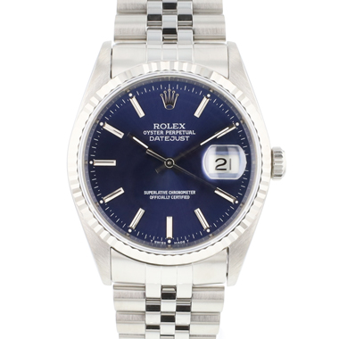 Rolex - Datejust 36 Fluted Jubilee Blue Dial