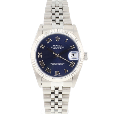 Rolex - Datejust 31MM Jubilee Fluted Blue Roman Dial