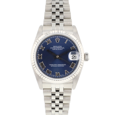 Rolex - Datejust 31MM Jubilee Fluted Blue Roman Dial