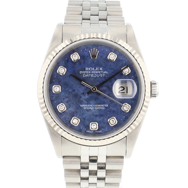 Rolex - Datejust 36 Jubilee Fluted Sodalite Diamond Dial