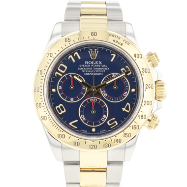 Rolex - Daytona Gold/Steel Blue Racing Dial