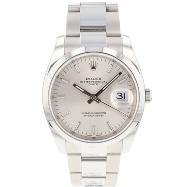 Rolex - Oyster Perpetual Date 34 Silver Dial Service '25