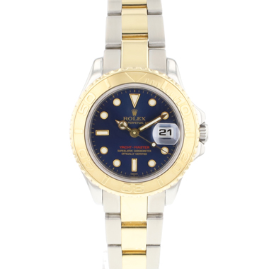 Rolex - Yacht-Master Lady 29MM Steel Gold Blue Dial